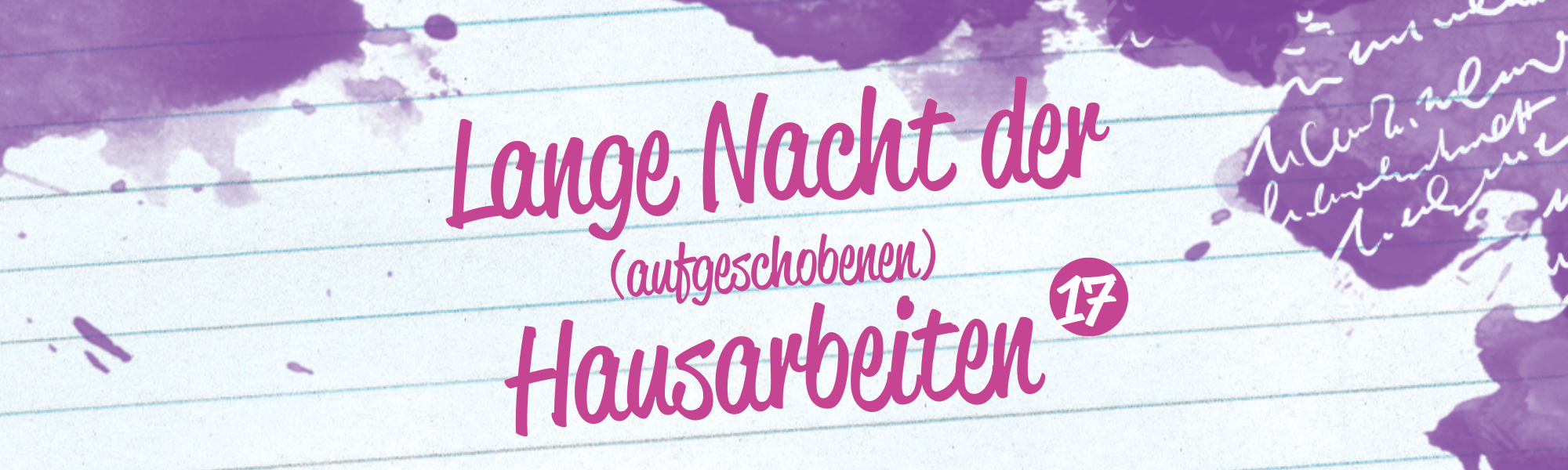 17. Lange Nacht der (aufgeschobenen) Hausarbeiten – Schreiben und lernen bis der Tag anbricht. 31. Januar 2025, 15–03 Uhr, Südstadtbibliothek Rostock